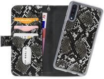 Mobilize Gelly Wallet Zipper Samsung A50 / A30s Hoesje Black Snake