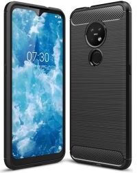 Selected by GSMpunt.nl Nokia 6.2 / 7.2 Geborsteld TPU Hoesje Zwart