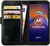 Rosso Element Motorola Moto E6 Play Hoesje Book Cover Zwart