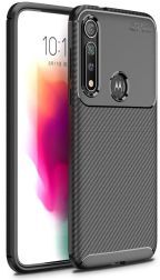 Selected by GSMpunt.nl Motorola Moto G8 Plus Siliconen Carbon Hoesje Zwart