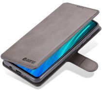 AZNS Xiaomi Redmi Note 8 Pro AZNS Portemonnee Stand Hoesje Grijs