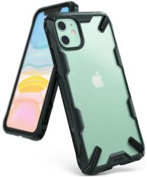 Ringke Fusion X Matte Apple iPhone 11 Hoesje Transparant/Groen