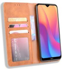 Geen Xiaomi Redmi 8A Retro Portemonnee Hoesje Bruin