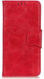 Geen Xiaomi Redmi Note 8T Crazy Horse Portemonnee Hoesje Rood