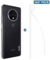 IMAK Crystal II Pro Series OnePlus 7T Hoesje met Screenprotector