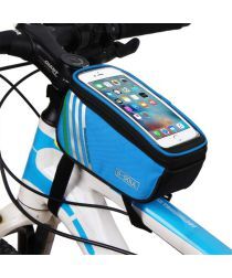 Geen Universele Spatwaterdichte Telefoonhouder voor Fiets Blauw