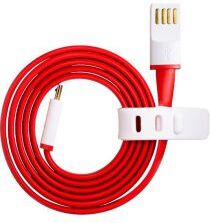 OnePlus Orginele OnePlus Micro-USB kabel 1m Rood/Wit