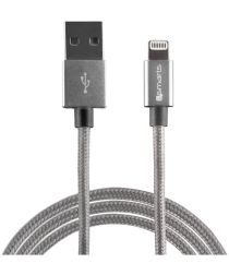 4smarts RAPIDCord USB naar Lightning Kabel Grijs 2 Meter