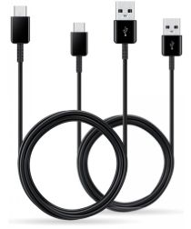 Samsung Originele Samsung USB-A naar USB-C Kabel 1.5 Meter Zwart (2-Pack)