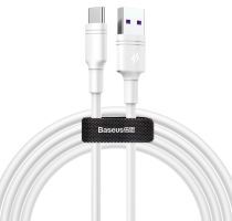 Baseus USB-C SuperCharge Kabel 2 Meter 5A Wit