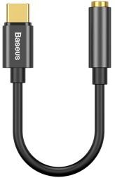 Baseus USB-C to 3.5mm headphone Jack Zwart