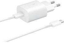 Samsung Originele Samsung USB-C 25W Fast Charge Adapter met USB-C Kabel Wit