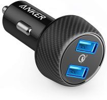 Anker PowerDrive Speed 2 Dubbele USB Autolader 39W Fast Charge Zwart