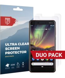 Rosso Nokia 6 (2018) Ultra Clear Screen Protector Duo Pack