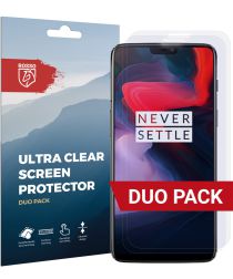 Rosso OnePlus 6 Ultra Clear TPU Screen Protector Duo Pack