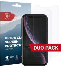 Rosso Apple iPhone XR Ultra Clear Screen Protector Duo Pack