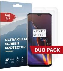 Rosso OnePlus 6T Ultra Clear Screen Protector Duo Pack