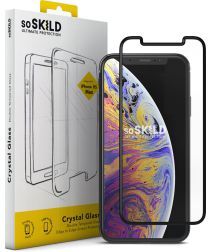 SoSkild iPhone XS MaxTempered Glass Edge to Edge Screenprotector Zwart