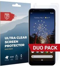 Rosso Google Pixel 3A XL Ultra Clear Screen Protector Duo Pack