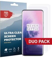 Rosso OnePlus 7 Pro Ultra Clear Screen Protector Duo Pack