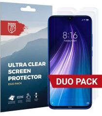 Rosso Xiaomi Redmi Note 8 Ultra Clear Screen Protector Duo Pack