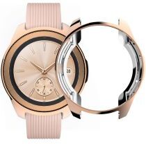 Geen Samsung Galaxy Watch 42MM Hoesje Flexibel TPU Bumper Roze Goud