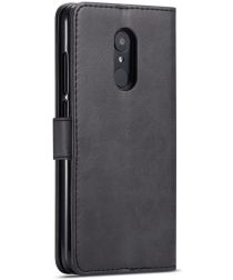 LC.IMEEKE Xiaomi Redmi 8 PU Lederen Portemonnee Bookcase Hoesje Zwart