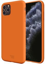 HappyCase Apple iPhone 11 Pro Siliconen Back Cover Hoesje Papaya