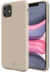 HappyCase Apple iPhone 11 Hoesje Siliconen Back Cover Beige