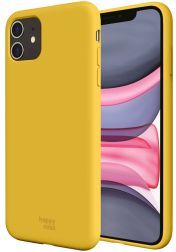 HappyCase Apple iPhone 11 Hoesje Siliconen Back Cover Geel