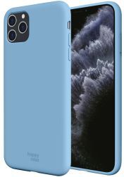 HappyCase iPhone 11 Pro Max Siliconen Back Cover Hoesje Blauw