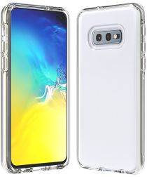 Geen Samsung Galaxy S10e Hybride Back Cover Transparant