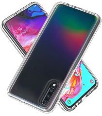 Geen Samsung Galaxy A70 Hybride Back Cover Transparant