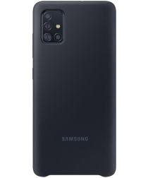 Samsung Origineel Samsung Galaxy A51 Hoesje Silicone Cover Zwart