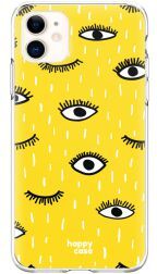 HappyCase Apple iPhone 11 Hoesje Flexibel TPU Happy Eyes Print