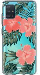 HappyCase Samsung Galaxy A51 Hoesje Flexibel TPU Tropic Vibe Print