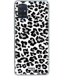 HappyCase Samsung Galaxy A51 Hoesje Flexibel TPU Panter Print