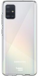 HappyCase Samsung Galaxy A51 Hoesje Flexibel TPU Clear Print