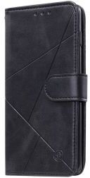 Geen Samsung Galaxy S20 Plus Hoesje Wallet Book Case Voor Pasjes Line Zwart