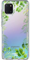 HappyCase Samsung Galaxy Note 10 Lite Hoesje TPU Leaves Print