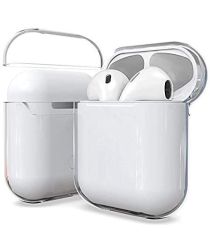 Geen Apple AirPods Hoesje Hard Plastic Case Volledig Transparant