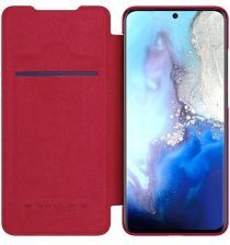 Nillkin Qin Series Book Samsung Galaxy S20 Ultra Hoesje Leer Rood