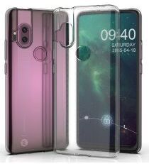 Geen Motorola One Hyper Hoesje Schokbestendig Transparant