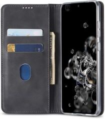 LC.IMEEKE Samsung Galaxy S20 Ultra Hoesje Wallet Bookcase Kunstleer Zwart