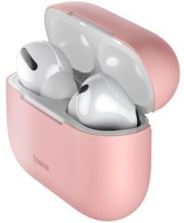 Baseus Ultradun Siliconen Apple AirPods Pro Hoesje Roze