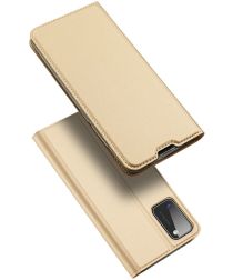 Dux Ducis Skin Pro Series Samsung Galaxy A41 Hoesje Portemonnee Goud