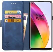 Rosso Element OnePlus 8 Hoesje Book Cover Blauw