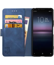 Rosso Element Sony Xperia 1 II Hoesje Book Cover Blauw