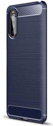 Selected by GSMpunt.nl Sony Xperia 10 II Geborsteld TPU Hoesje Blauw