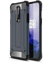 Selected by GSMpunt.nl OnePlus 8 Hoesje Shock Proof Hybride Back Cover Donker Blauw